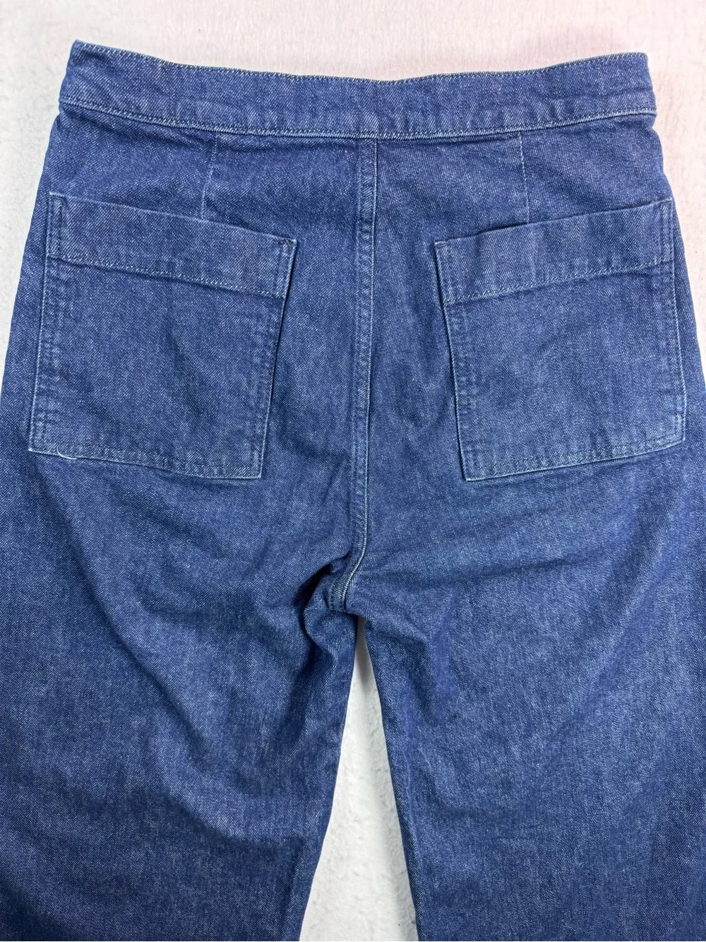 Joe’s Jeans Wide Leg Denim Trouser Pants Women’s 30 Dark Wash Cropped‎